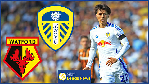 Ao Tanaka now undroppable after Leeds United v Watford. Credit: Imago