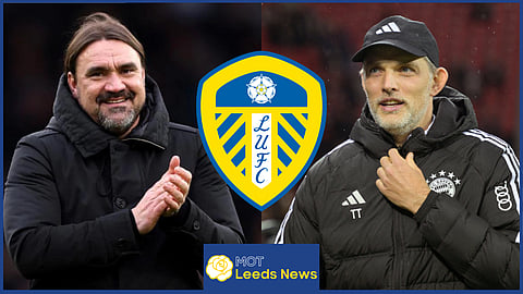 Leeds United boss Daniel Farke and England manager Thomas Tuchel