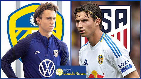 Leeds United and USMNT ace Brenden Aaronson (credit: Imago)