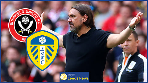 Daniel Farke's Leeds United take on Sheffield United at Elland Road