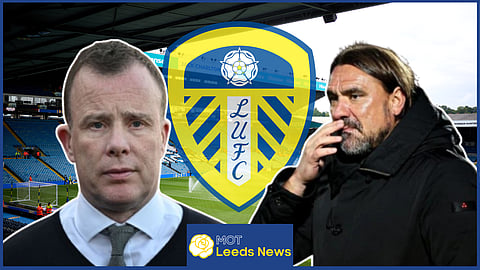 Angus Kinnear and Daniel Farke at Leeds United
