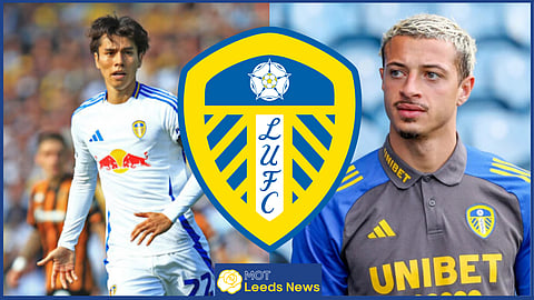 Ao Tanaka and Ethan Ampadu have both impressed for Leeds United (Credit: Imago)