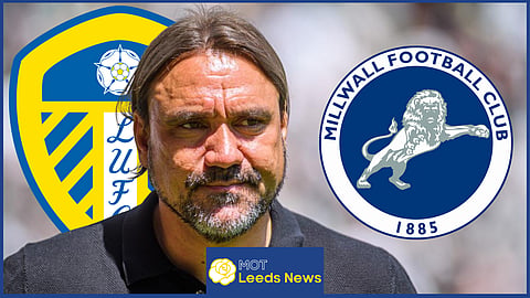 Daniel Farke reacts to Leeds United defeat v Millwall