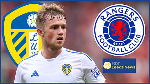 Leeds United striker Joe Gelhardt has been linked to Rangers