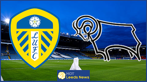 Leeds United take on Derby County in the Championship