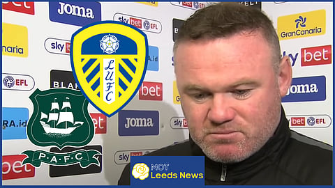 Leeds United to get last laugh as Wayne Rooney news emerges at Plymouth Argyle. Credit: Sky Sports YouTube