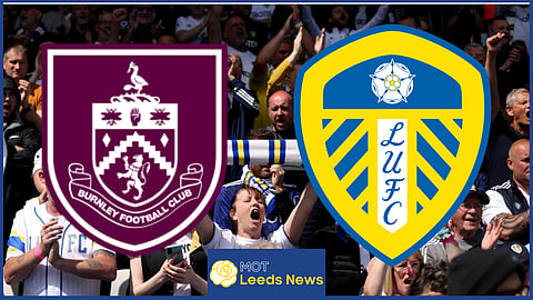 Leeds United will travel to face Burnley in the Championship.