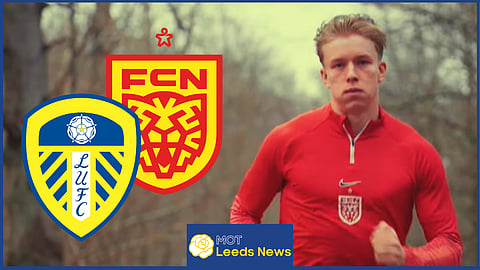 Leeds United have been linked with Daniel Svensson. Credit FC Nordsjaelland YouTube
