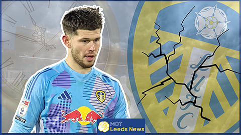 Illan Meslier has been dreadful for Leeds United this season. (Credit: Imago)