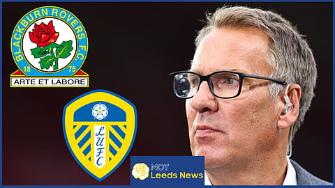 Paul Merson was commentating on Leeds v Blackburn for Sky Sports.