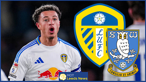 Ethan Ampadu played as Leeds beat Sheffield Wednesday. (Credit: Imago)