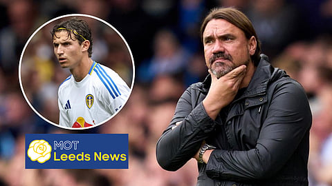 Daniel Farke could drop Brenden Aaronson at Leeds United. Credit: Imago