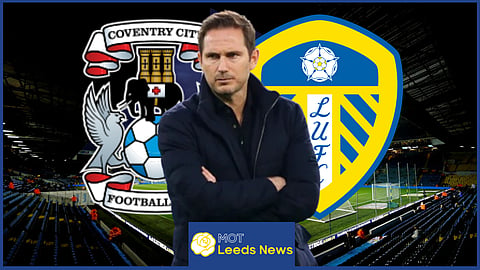 Frank Lampard caught in unseen gesture in Coventry City v Leeds United.