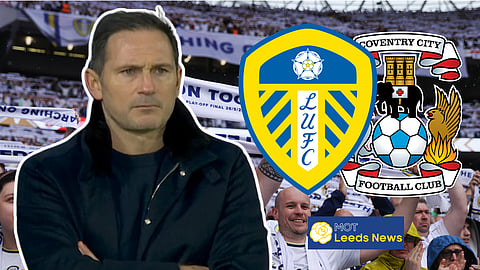 Frank Lampard was seen gesturing at the Leeds United supporters. (Credit: Sky Sports)