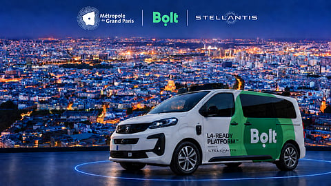 Experiência do transporte sem motorista na capital francesa será resultado de um consórcio entre a Métropole du Grand Paris, a Bolt e a Stellantis.