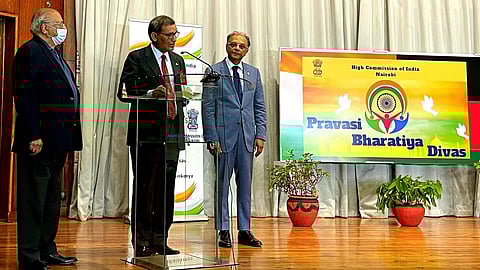 The Pravasi Bhartiya Diwas event at the Indian High Commission in Nairobi.