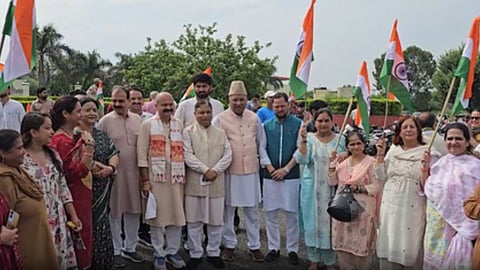 har ghar tiranga yatra jammu kashmir pulwama tral bandipora poonch rally