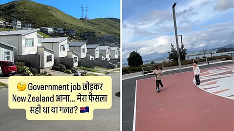 An Indian man who left his government job for New Zealand.