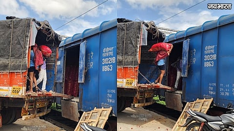 Nashik Onion Express Carries 800 Tonnes