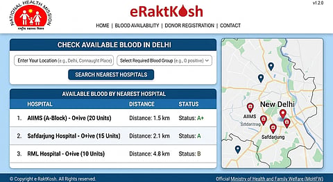 need blood check from the comfort of your home e-RaktKosh Portal srs13