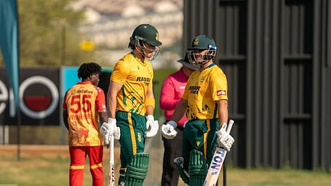Dewald Brevis wreaks havoc! Blasts an unbeaten 75 off 32 balls to secure a big win for South Africa