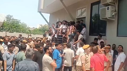 Jaipur NEET PG 2026 Exam Candidates Protest
