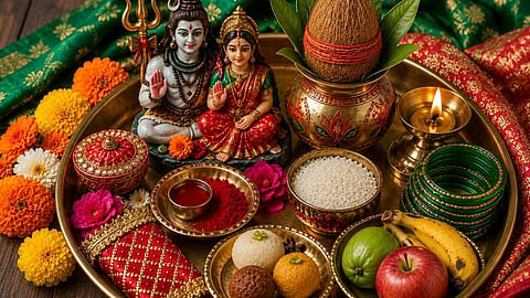 Kajari Teej Puja Items
