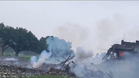 Kaushambi Firecracker Factory Blast 11 Dead, Several Houses Damaged