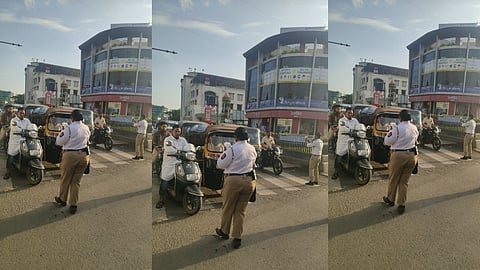 chhatrapati sambhajinagar helmet drive 4920 fined