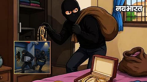 thieves break into a locked house