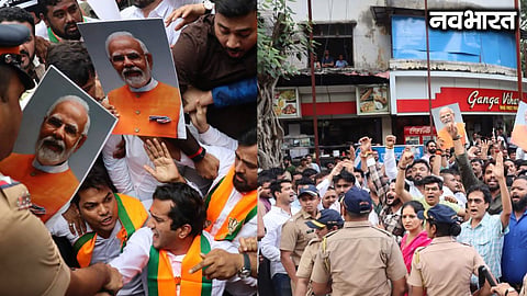 Controversy over removal of PM Modi's photo at Pune College; BJP and MNS workers clash in Dadar; high tension