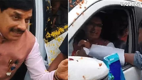 teacher candidates stop CM Mohan Yadav and Shivraj Singh Chouhan convoy