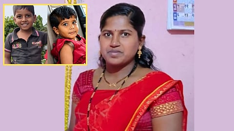 ashvini paul and her 2 children