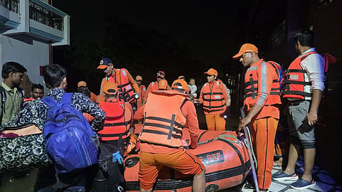 Kanpur Flood Pandu River Water Level Rises NDRF Rescues 60 Families