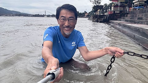 Japanese Ambassador in Rishikesh