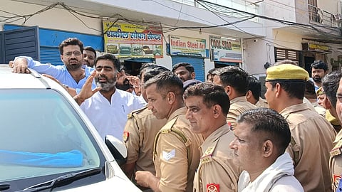 Atul Pradhan House Arrested Meerut Ahead of SP Delegation Visit to Saharanpur