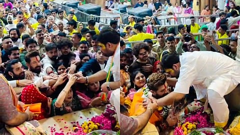 Chirag Paswan Banke Bihari Darshan