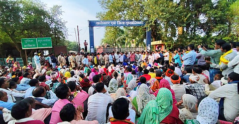Jan Sangharsh Morcha Protest