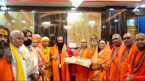 Krishna Janmabhoomi Movement Ravindra Puri Named National Patron in Prayagraj