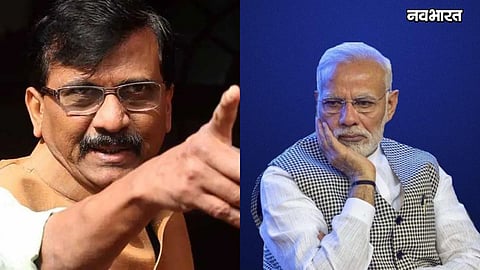 sanjay raut attacks pm modi over garba muslim entry ban controversy