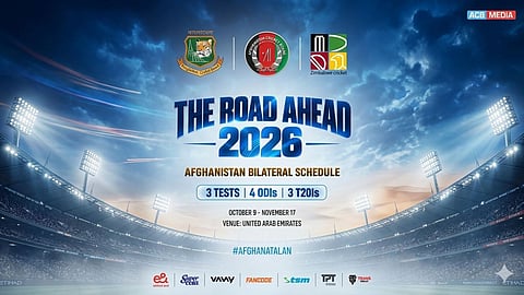 ODI tri-series involving Afghanistan, Bangladesh, and Zimbabwe; matches to be held in the UAE starting October 17.