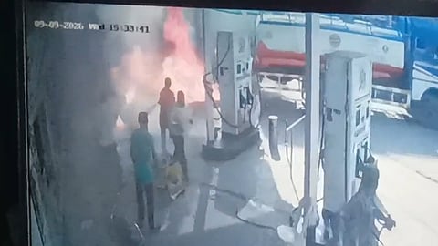 Gwalior Petrol Pump Fire