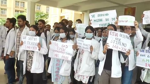 Jayarogya Hospital Intern Doctors Protest