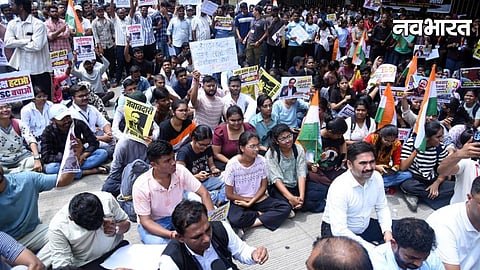 Nagpur Samvidhan Chowk Protest