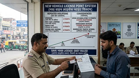 traffic rules will lead to more than just a fine government new point system