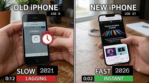 old phone slow down when a new iPhone arrives real reason