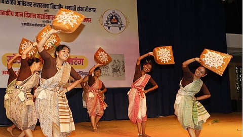 chhatrapati sambhajinagar district youth festival folk tribal dance