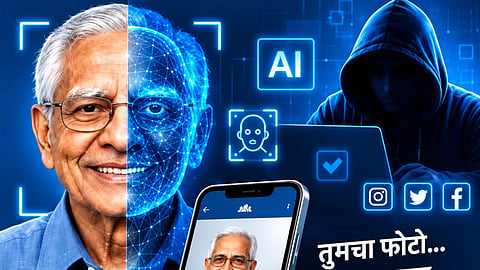 ai 80s photo cyber fraud warning chhatrapati sambhajinagar