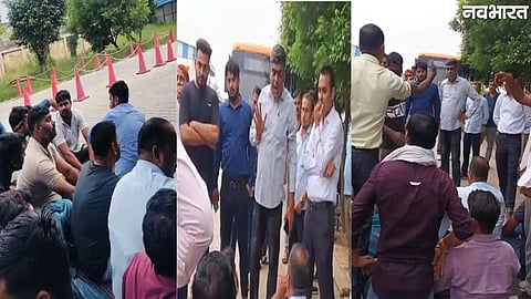 Electric Bus Conductors Salary Protest