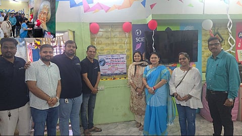 badlapur municipal school rotary club 3 new computers